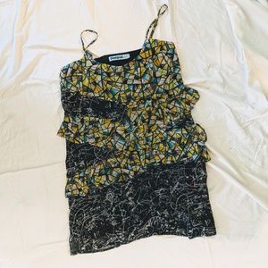 Desigual 44 spaghetti strap minidress